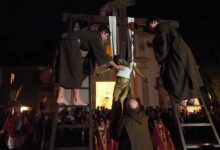 Imatge del Davallament de 2025 a Pollença fotografia de Fernando Perianes per a Punt informatiu Pollença