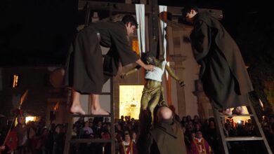Imatge del Davallament de 2025 a Pollença fotografia de Fernando Perianes per a Punt informatiu Pollença