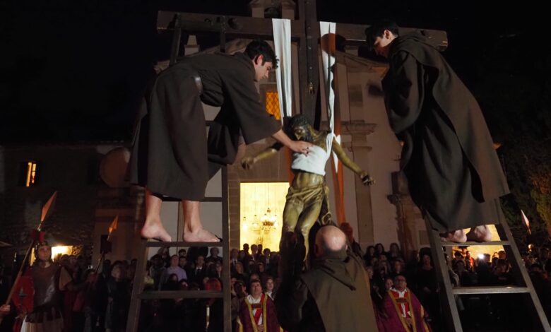 Imatge del Davallament de 2025 a Pollença fotografia de Fernando Perianes per a Punt informatiu Pollença