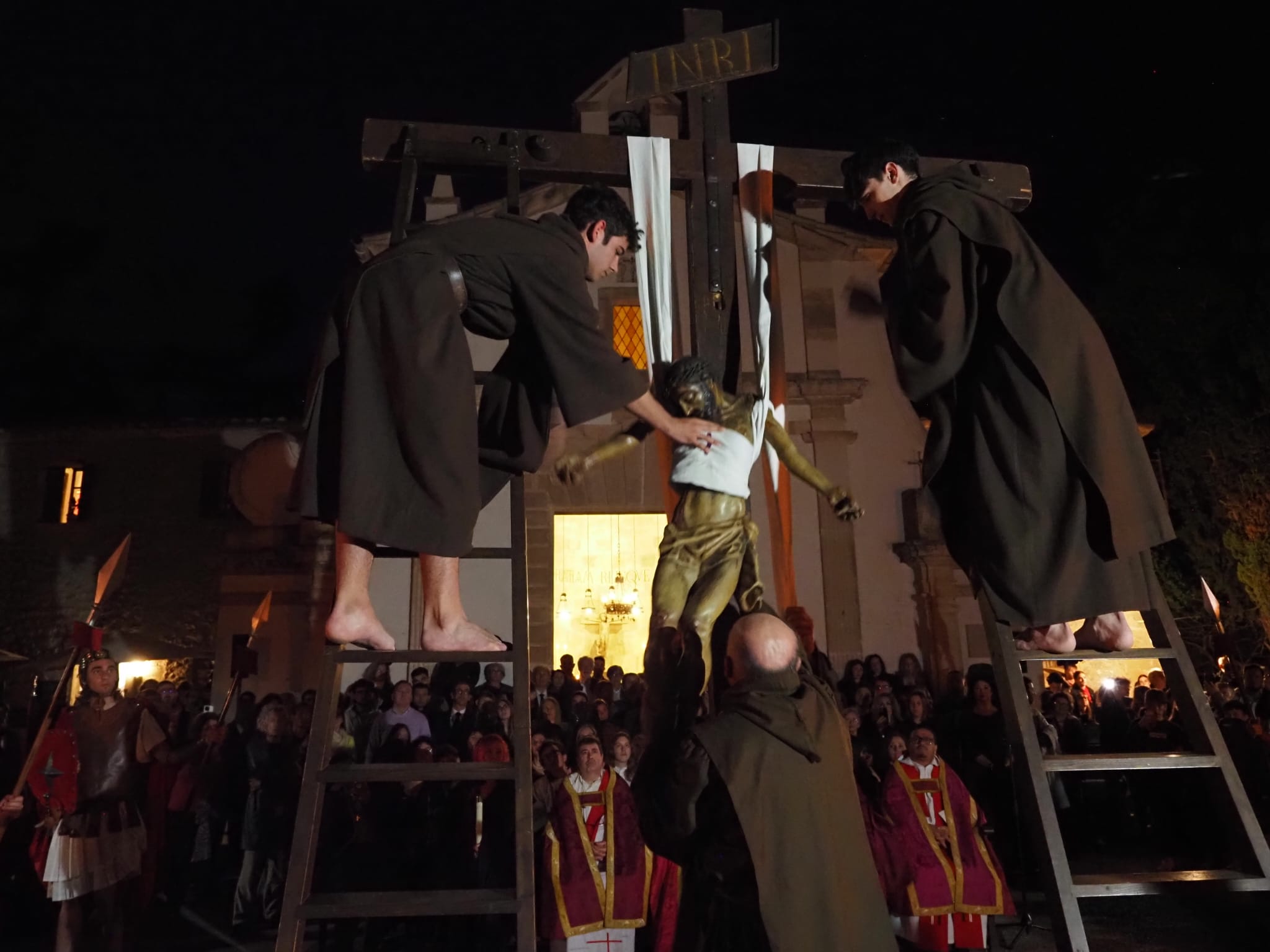 Imatge del Davallament de 2025 a Pollença fotografia de Fernando Perianes per a Punt informatiu Pollença