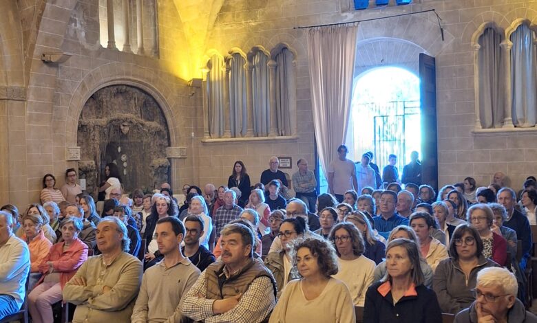 "Imatge de l'església del Puig a Pollença durant la Diada del Puig de 2025"