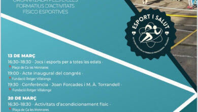 Cartell de la II Fira de l'Esport IES Guillem Cifre de Colonya