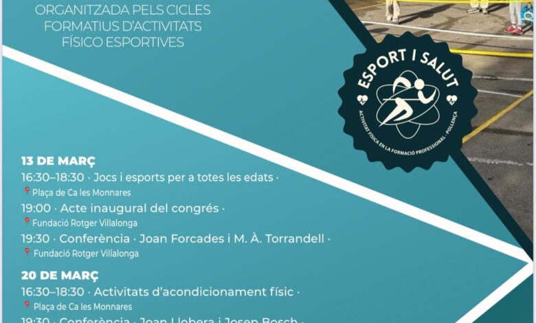 Cartell de la II Fira de l'Esport IES Guillem Cifre de Colonya
