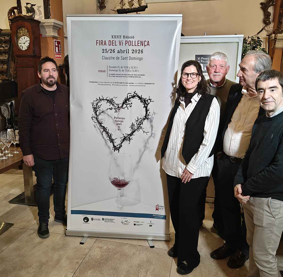 presentació del cartell de la fira del vi