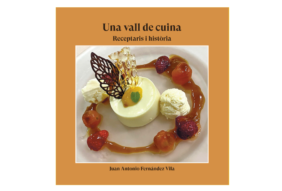 Portada del llibre Una vall de cuina de Juan Antonio Fernández Vila, El Gall Editor.
