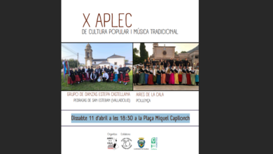 Cartell aplec cultura popular 2026