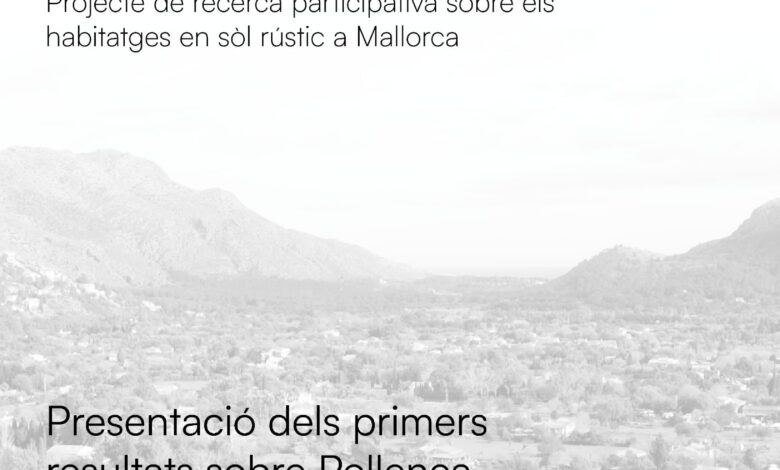 Cartell Cases que no existeixen a Pollença