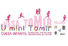 Cartell cursa tomir u mini tomir a Pollença