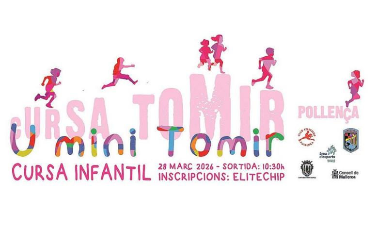 Cartell cursa tomir u mini tomir a Pollença
