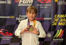 Lluc Martorell campió trial iniciació 80cc Gala FBM 2025.