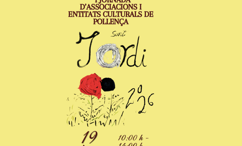 cartell de la jornada d'associacions i entitats locals de pollença 2026