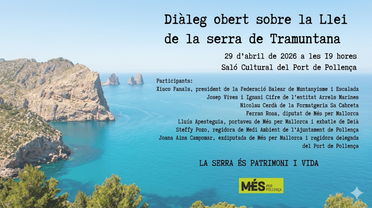 cartell serra de tramuntana adaptat a format horitzontal