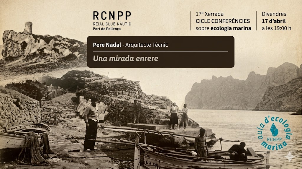 adaptació del cartell de la conferència una mirada enrere de pere nadal al RCNPP