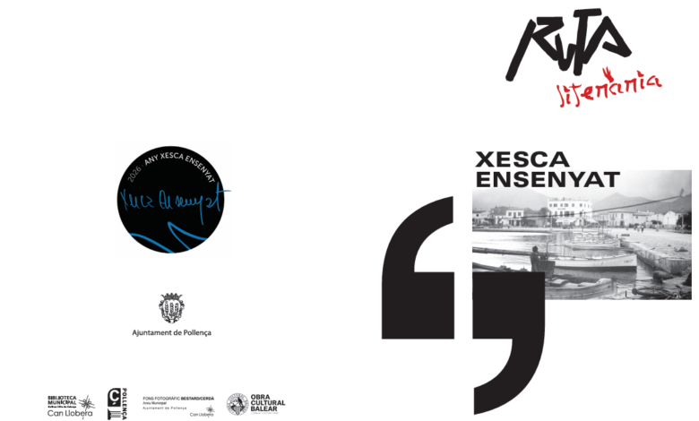 díptic ruta literària xesca ensenyat