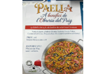 Cartell paella solidària puig