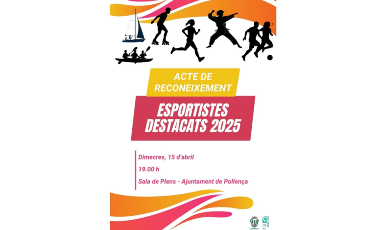 cartell reconeixement esportistes