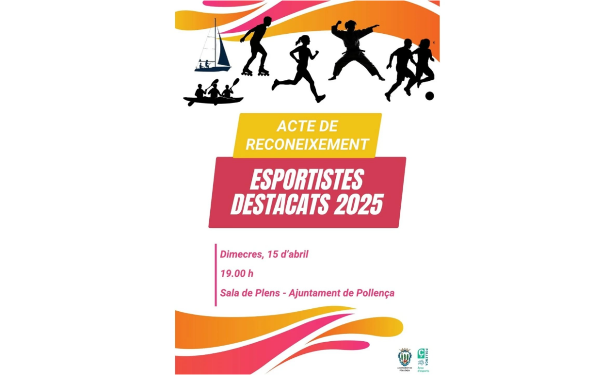 cartell reconeixement esportistes