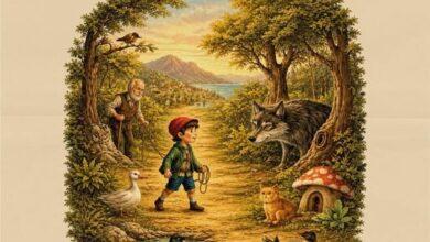 cartell del concert pere i el llop a la plaça vella