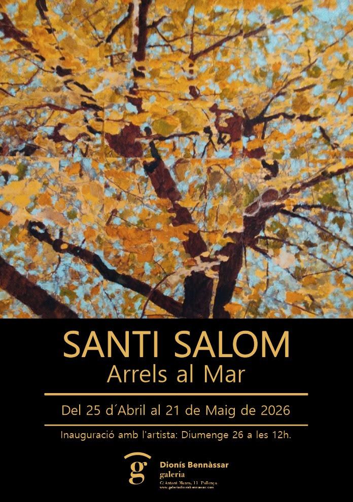 cartell de l'exposició de santi salom