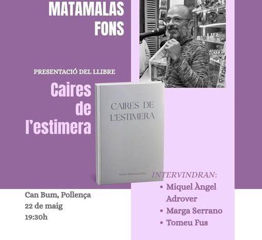 cartell presentació poemari andreu matamalas