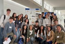 Alumnat de 1r de batxillerat de tècniques experimentals al congrés SeCosta